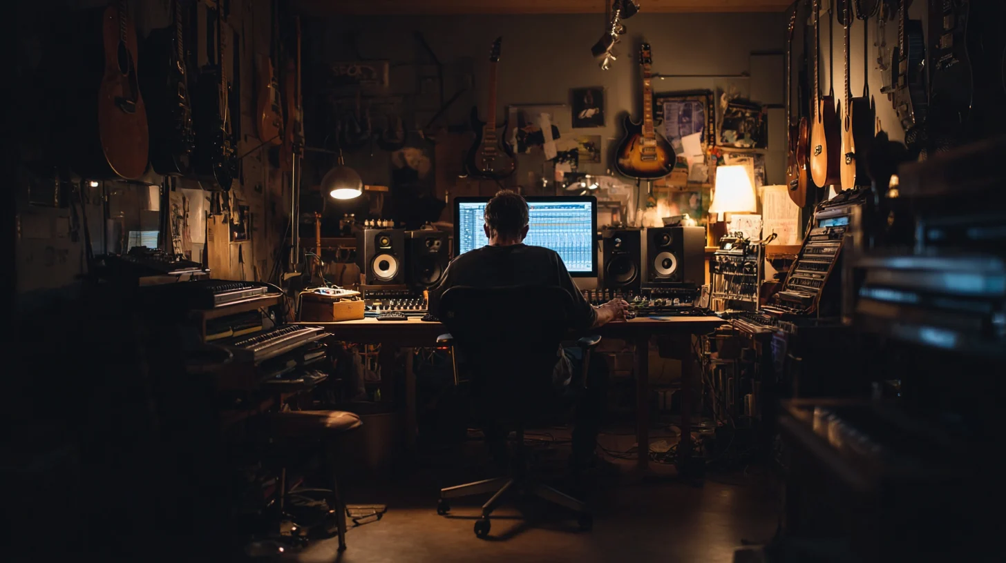 My AI created music studio